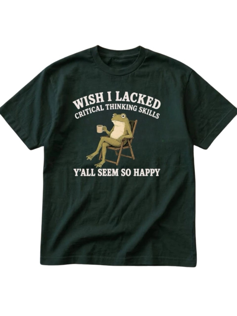 Gildan Short-Sleeve Graphic Tee with Frog Mug